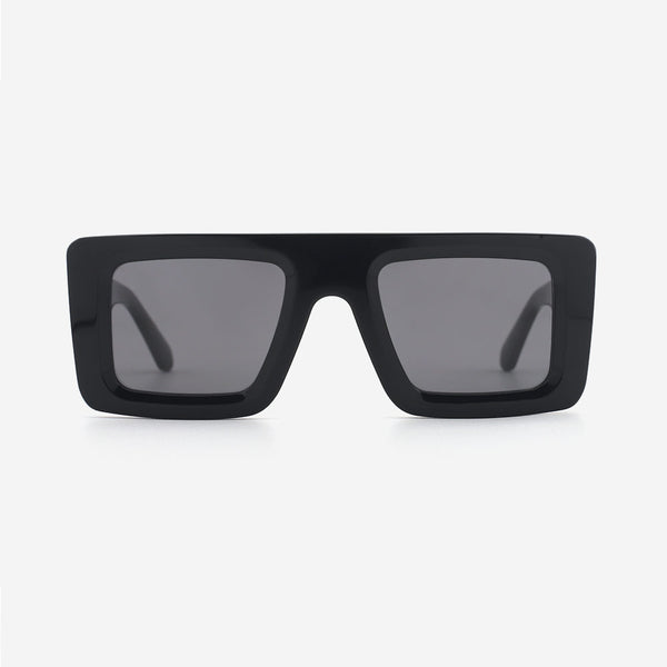 Vintage Square Acetate Unisex Sunglasses 24A8098