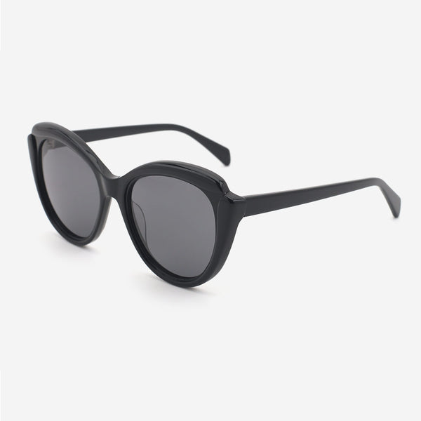 Stylish Cat Eye Acetate Female Sunglasses 24A8101