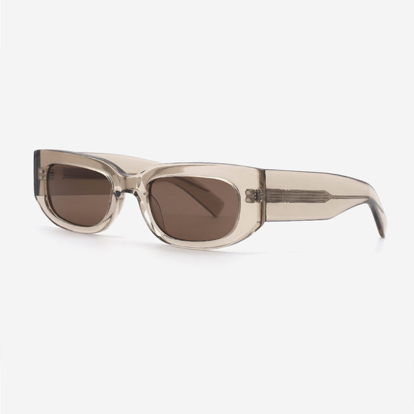 Rectangle Acetate Unisex Sunglasses 24A8102