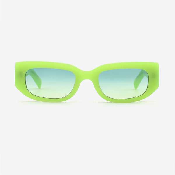 Rectangle Acetate Unisex Sunglasses 24A8102