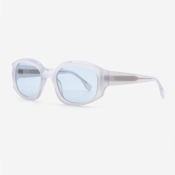 Polygon Bevel Acetate Unisex Sunglasses 24A8105