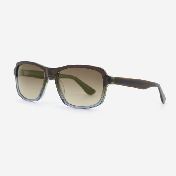 Rectangle Acetate Unisex Sunglasses 24A8107