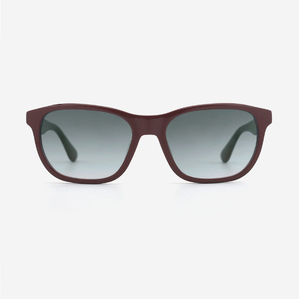 Retro Square Acetate Unisex Sunglasses 24A8109