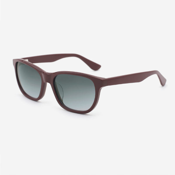 Retro Square Acetate Unisex Sunglasses 24A8109