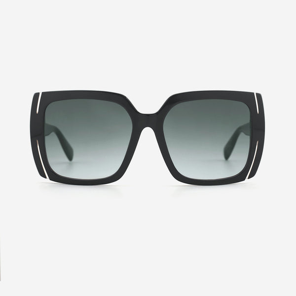 Square Laminated Acetate Unisex Sunglasses 24A8113