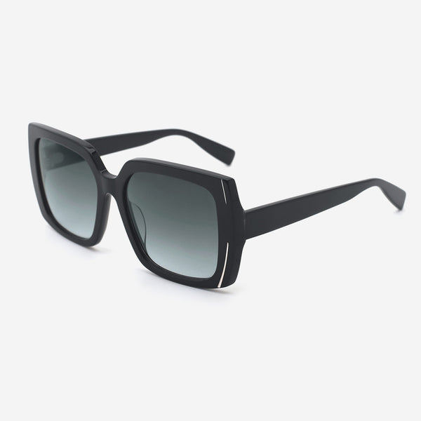 Square Laminated Acetate Unisex Sunglasses 24A8113