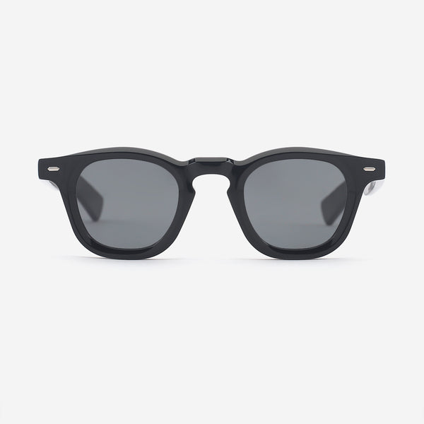 Classic Round Acetate Unisex Sunglasses 24A8117