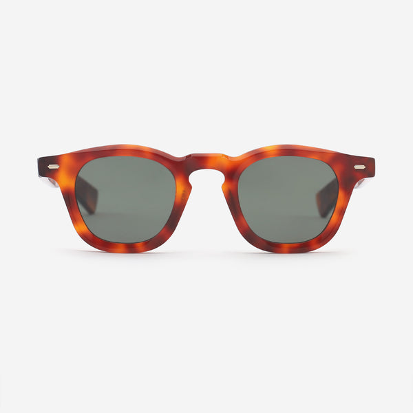 Classic Round Acetate Unisex Sunglasses 24A8117