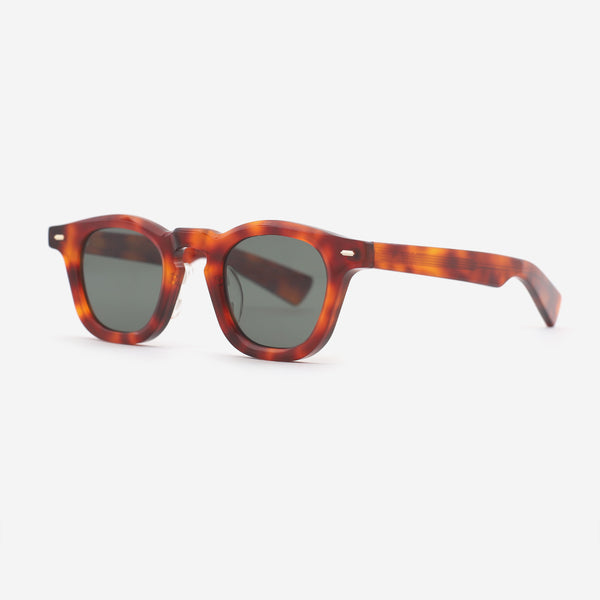 Classic Round Acetate Unisex Sunglasses 24A8117