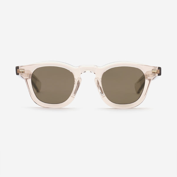 Classic Round Acetate Unisex Sunglasses 24A8117