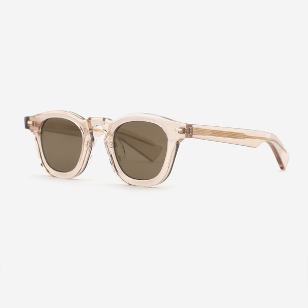 Classic Round Acetate Unisex Sunglasses 24A8117