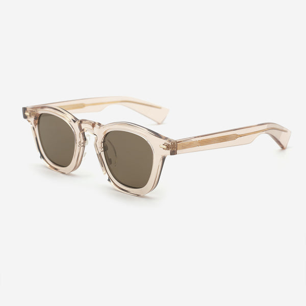 Classic Round Acetate Unisex Sunglasses 24A8117