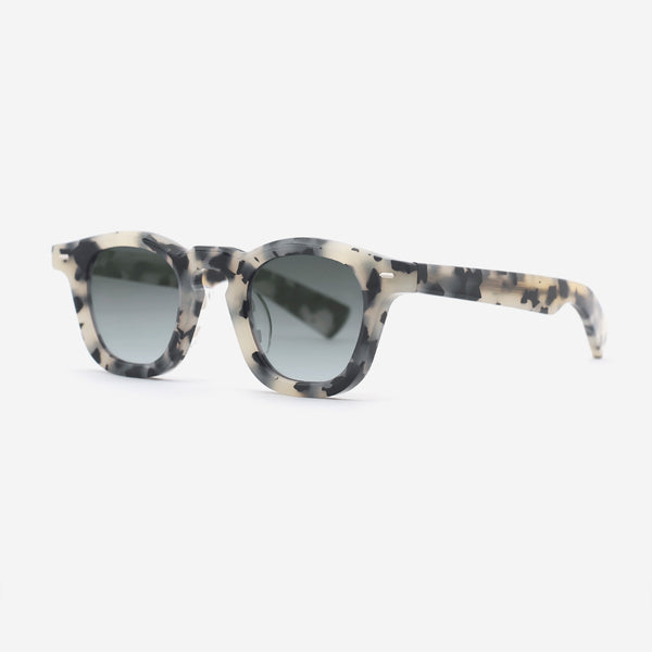 Classic Round Acetate Unisex Sunglasses 24A8117