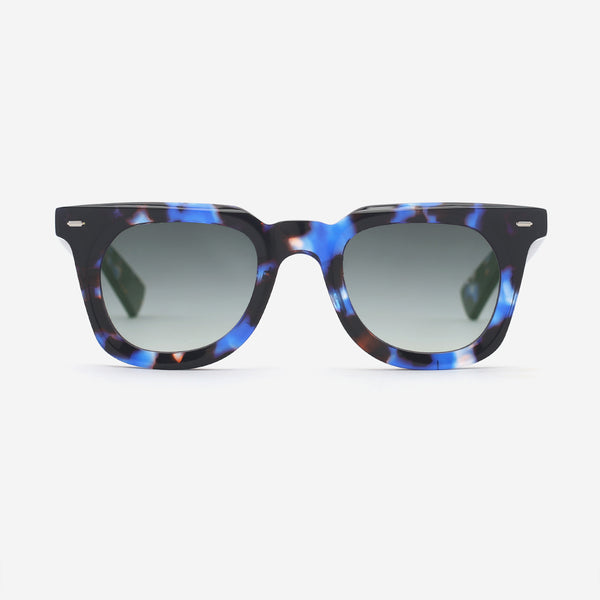 Retro Square Acetate Unisex Sunglasses 24A8118