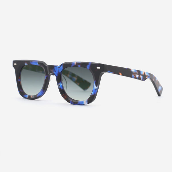 Retro Square Acetate Unisex Sunglasses 24A8118