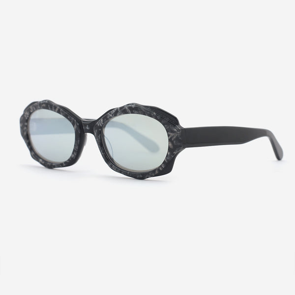 Delicate Polygon Acetate Women's Sunglasses 24A8126