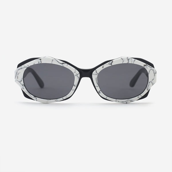 Delicate Polygon Acetate Women's Sunglasses 24A8126