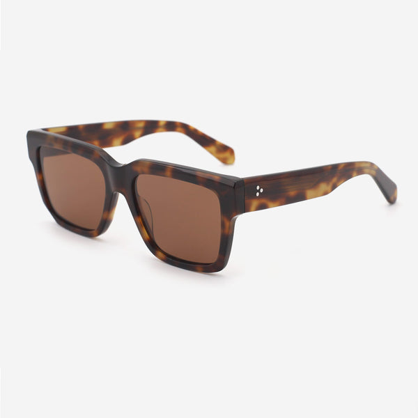 Modern Square Acetate Unisex Sunglasses 24A8127