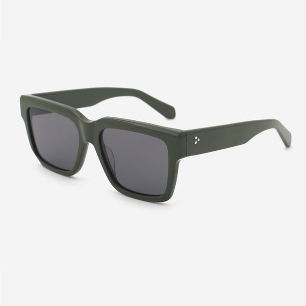 Modern Square Acetate Unisex Sunglasses 24A8127