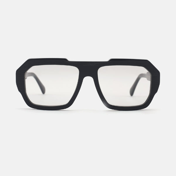 Square Dimensional Laminated Acetate Female Sunglasses 24A8129