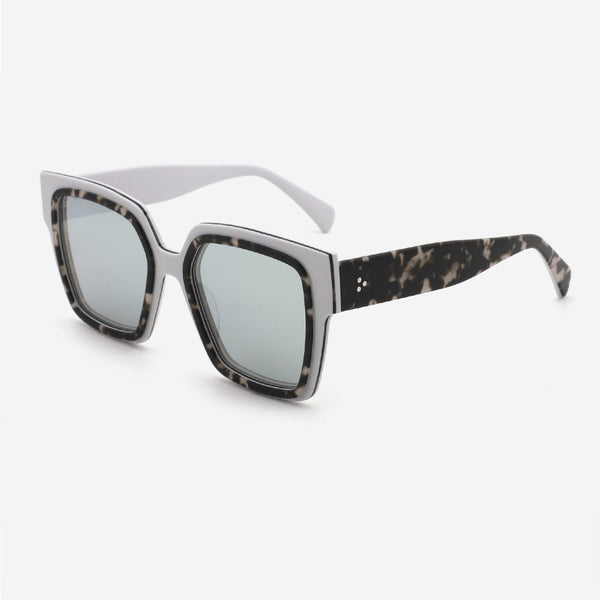 Modern Square Acetate Female Sunglasses 24A8131