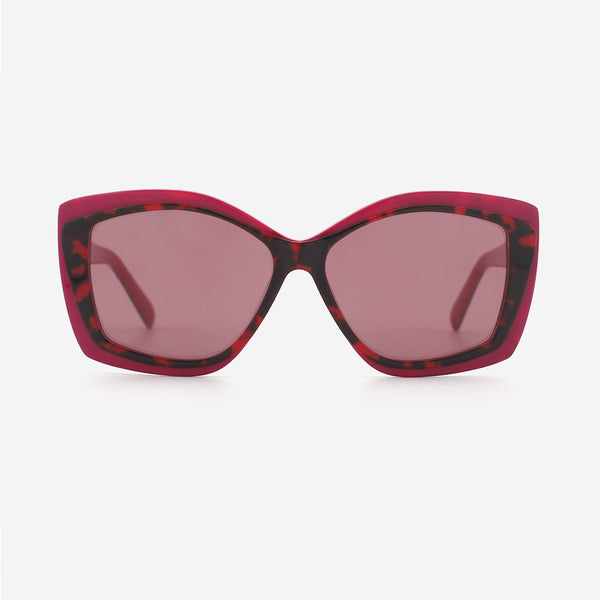 Fashion Cat Eye Acetate Female Sunglasses 24A8132