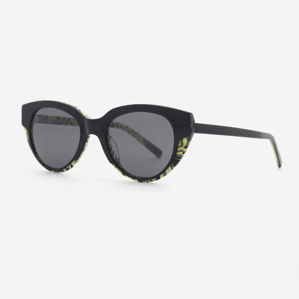 Chic Cat Eye Acetate Female Sunglasses 24A8133