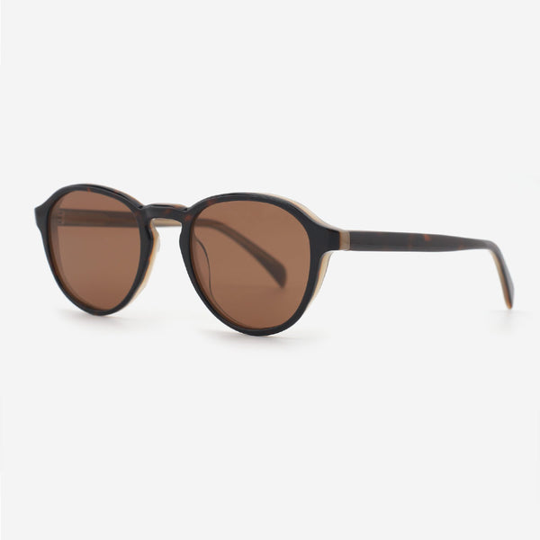 Round Acetate Unisex Sunglasses 24A8137