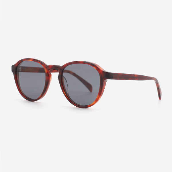 Round Acetate Unisex Sunglasses 24A8137