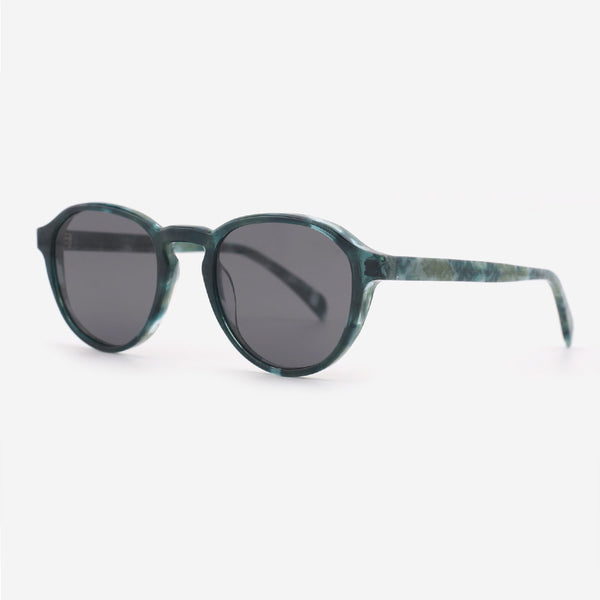 Round Acetate Unisex Sunglasses 24A8137