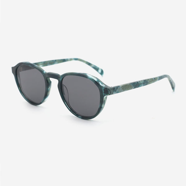 Round Acetate Unisex Sunglasses 24A8137