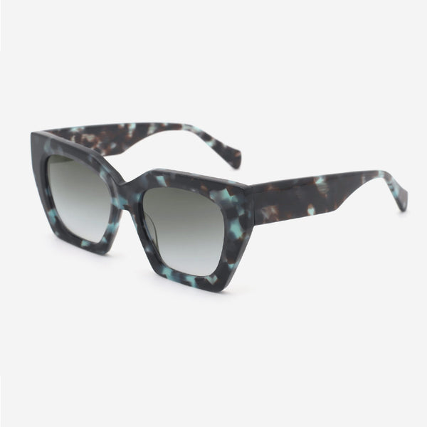 Retro Cat Eye Acetate Women's Sunglasses 24A8146