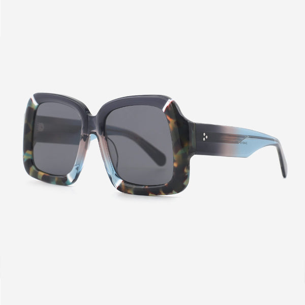 Polygon Laminated Acetate Unisex Sunglasses 24A8156