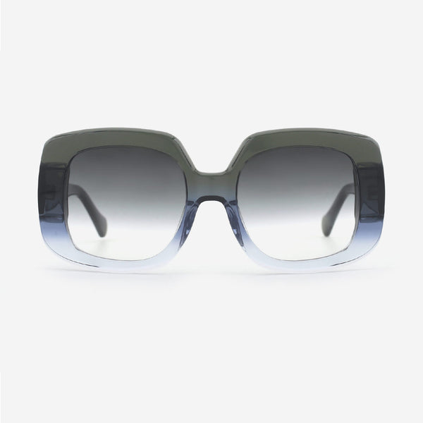 Retro Square Acetate Unisex Sunglasses 24A8168