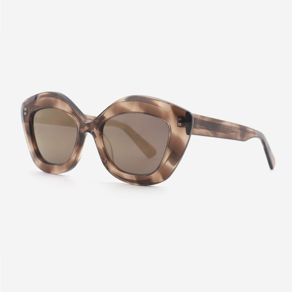 Retro Cat Eye Acetate Women's Sunglasses 24A8183