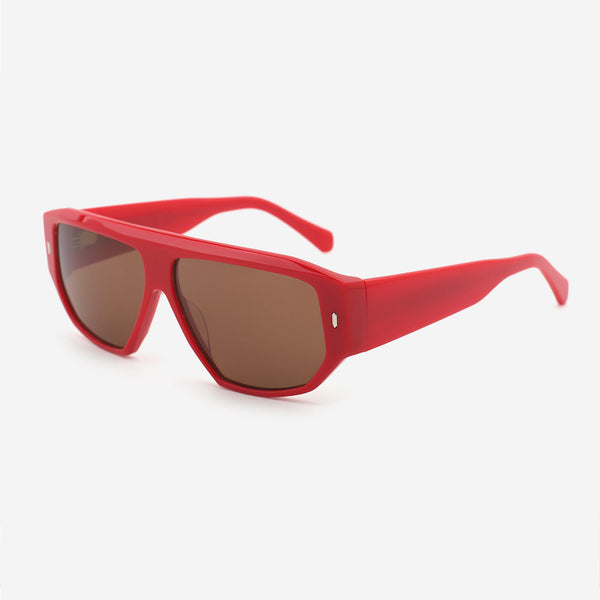 Aviator Acetate Unisex Sunglasses 24A8190