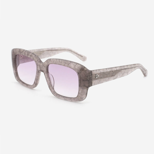 Stylish Rectangle Acetate Female Sunglasses 24A8255