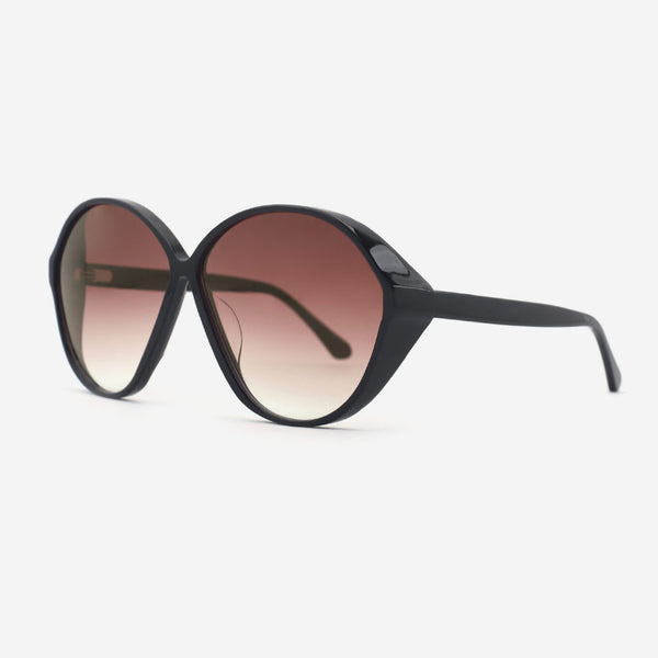 Cat Eye Oversize Acetate Female Sunglasses 24A8261