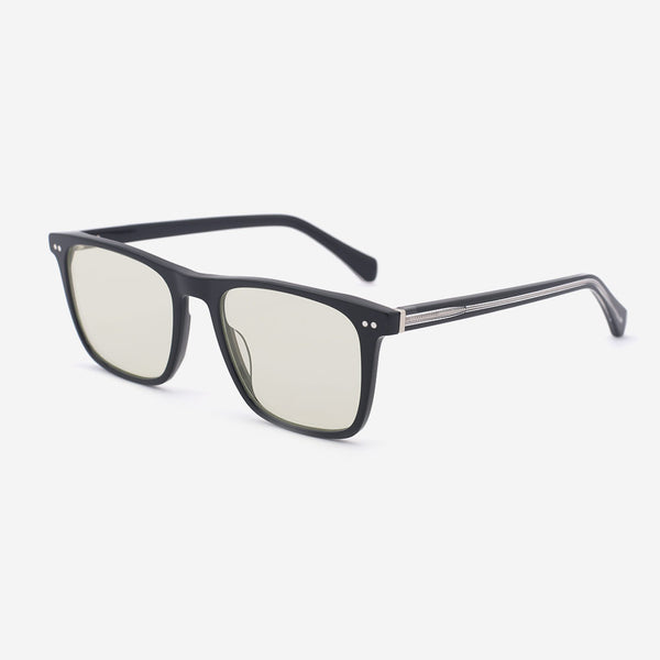 Retro Square Acetate Unisex Sunglasses 24A8275