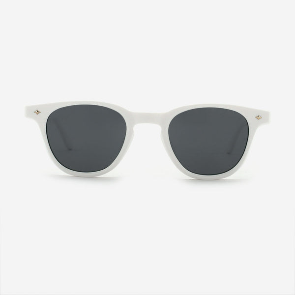 Retro Round Acetate Unisex Sunglasses 24A8279