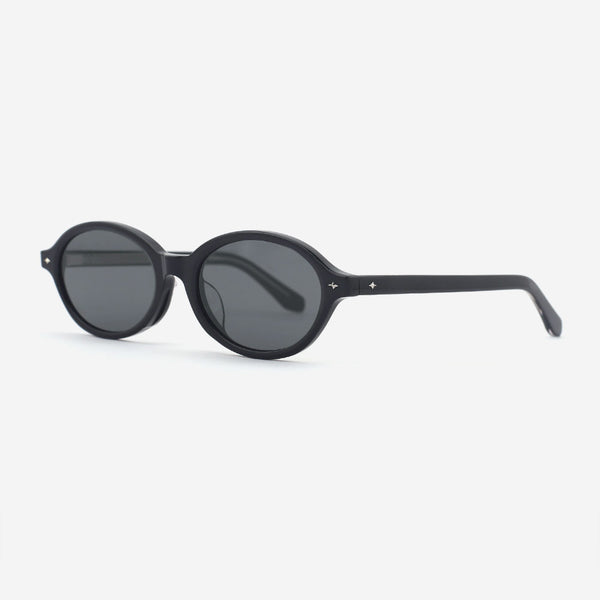 Retro Oval Acetate Female Sunglasses 24A8280