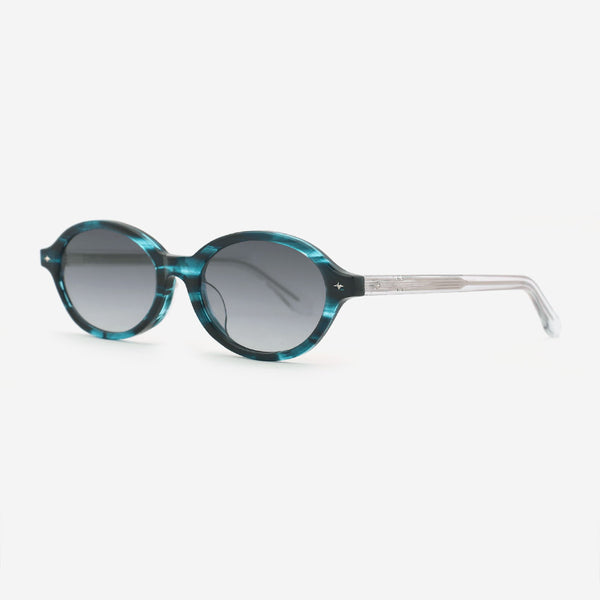 Retro Oval Acetate Female Sunglasses 24A8280