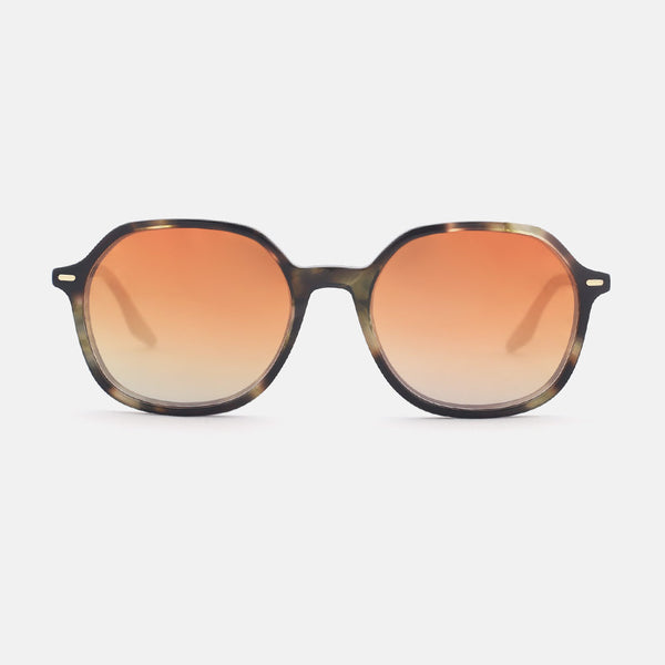Vintage Round Acetate Women's Sunglasses 24A8290