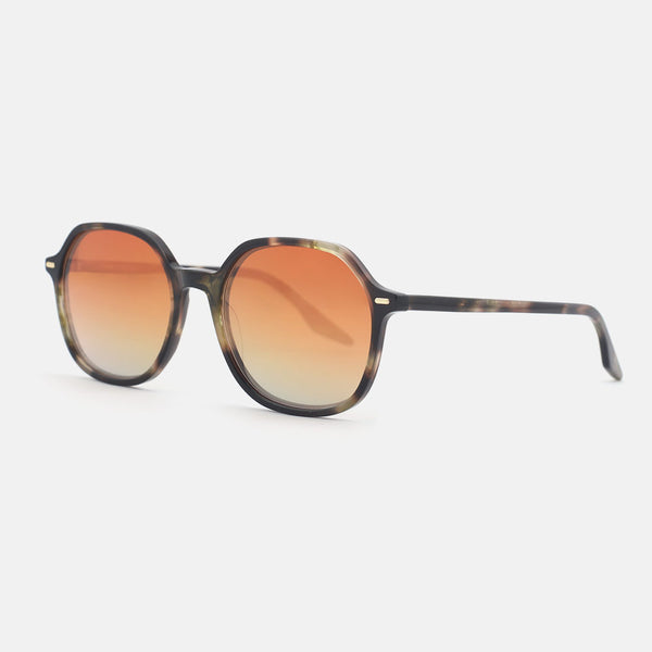 Vintage Round Acetate Women's Sunglasses 24A8290