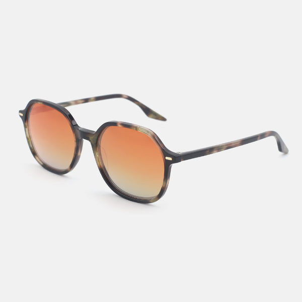 Vintage Round Acetate Women's Sunglasses 24A8290