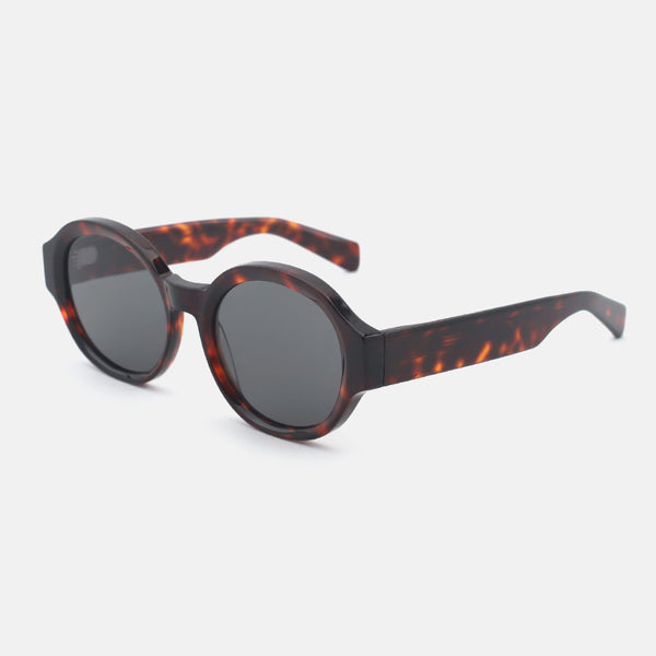Vintage Round Acetate Women's Sunglasses 24A8316