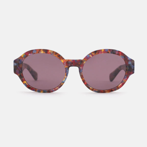 Vintage Round Acetate Women's Sunglasses 24A8316