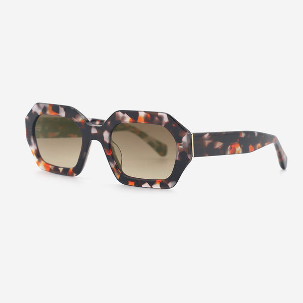 Polygon Acetate Female Sunglasses 24A8317