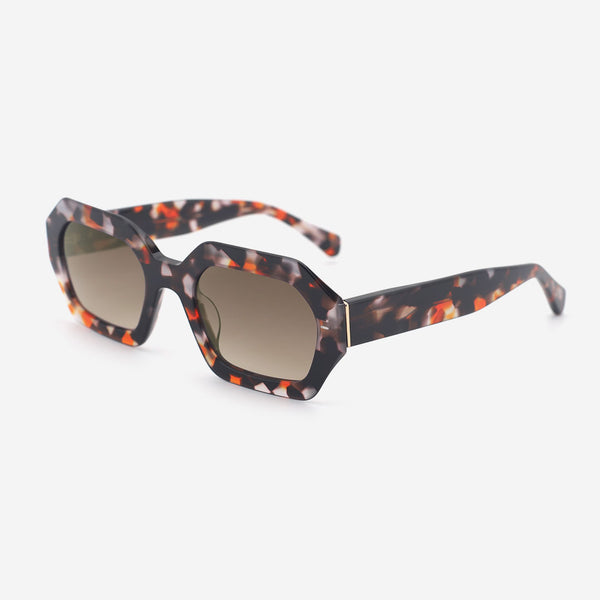 Polygon Acetate Female Sunglasses 24A8317