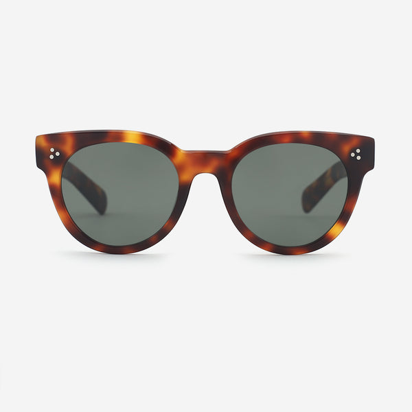 Round Acetate Unisex Sunglasses 25A8031